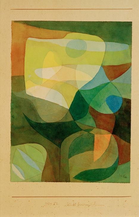 Paul Klee, Lichtbreitung I (Bauhaus,Deutsche Kunst,Kunst,Abstrakte Kunst,Schweizerische Kunst,Abstraktion,Farbe)