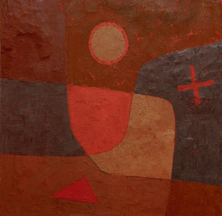 Paul Klee, Engel im Werden (Bauhaus,Christentum,Deutsche Kunst,Engel,Kreuz,Kunst,Religion,Abstrakte Kunst,Schweizerische Kunst,Abstraktion)