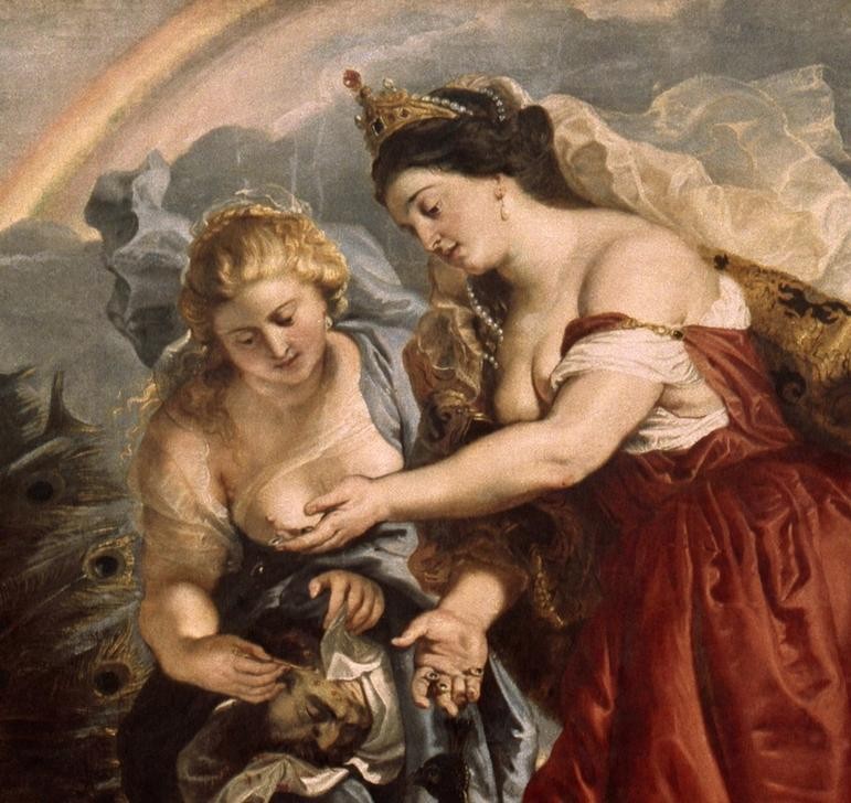 Peter Paul Rubens, Juno und Argus (Kunst,Mythologie,Barock,Pfau,Metamorphose,Göttin,Argusauge,Griechisch-Römische Mythologie)