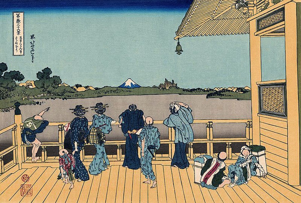 Katsushika Hokusai, Sazai Hall: The Temple of 500 Rakan (Geschichte,Kunst,Japanische Kunst)