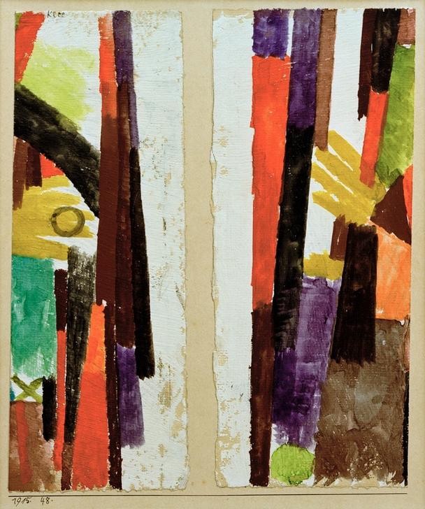 Paul Klee, Flügelstücke zu 1915 45. – 1915,48 (Deutsche Kunst,Kunst,Abstrakte Kunst,Schweizerische Kunst,Abstraktion)