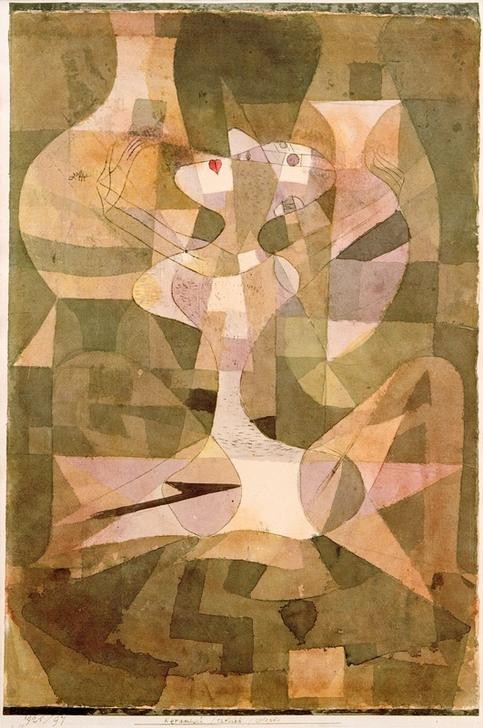 Paul Klee, keramisch / erotisch / religiös (Deutsche Kunst,Erotik,Kunst,Mensch,Portrait,Schweizerische Kunst,Göttin,Abstraktion,Ganzfigurig)