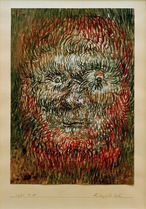 Paul Klee, Rübezahls Sohn (Deutsche Kunst,Kunst,Mann,Mensch,Portrait,Schweizerische Kunst,Abstraktion)