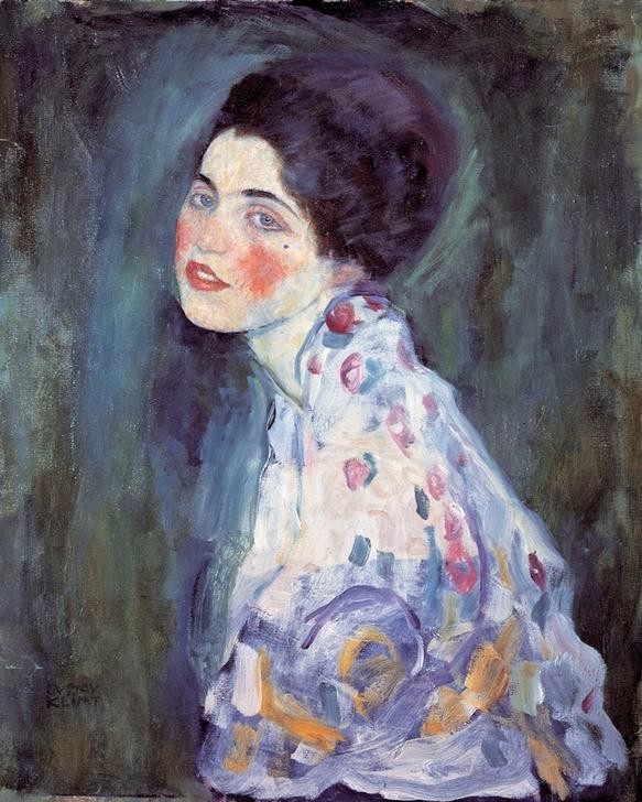 Gustav Klimt, Damenporträt  (Mensch und Gesellschaft)