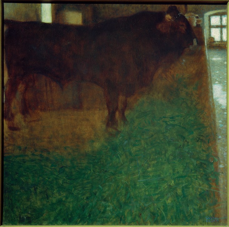 Gustav Klimt, Der schwarze Stier (Der Stier Martin)  (Wirtschaft und Infrastruktur)