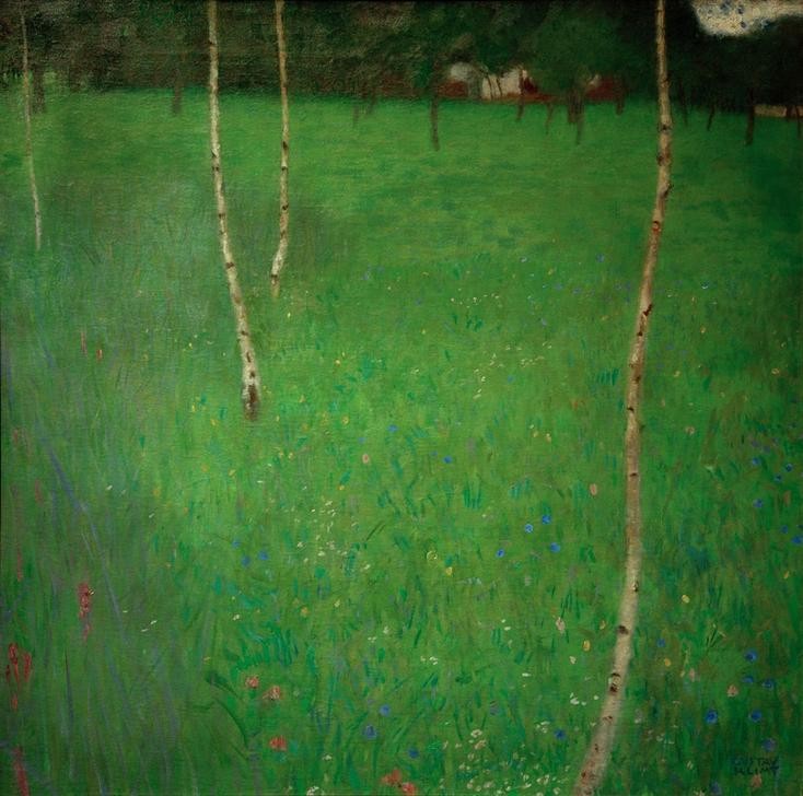 Gustav Klimt, Bauernhaus mit Birken  (Natur)