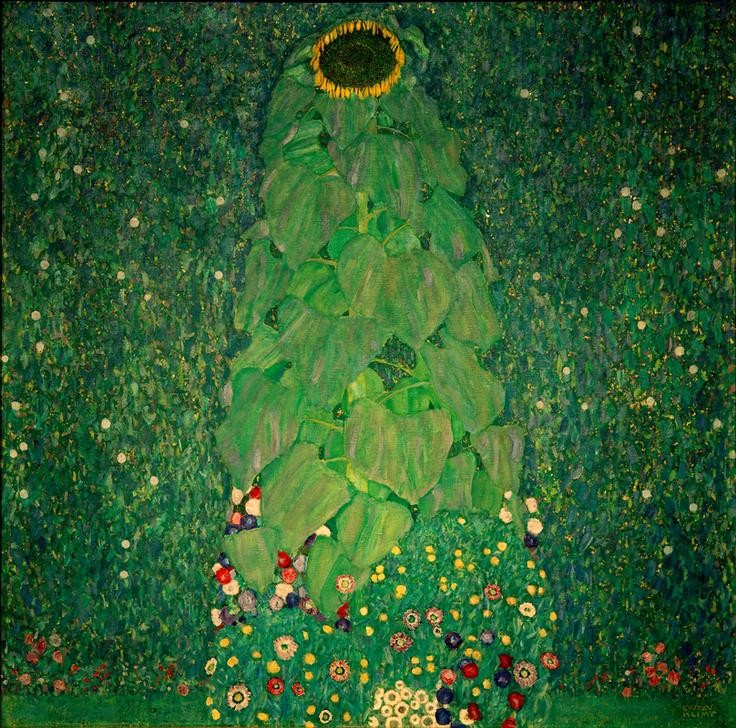 Gustav Klimt, Die Sonnenblume  (Natur)