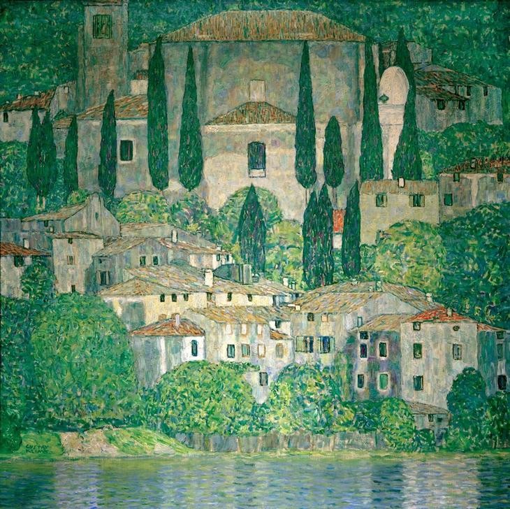 Gustav Klimt, Kirche in Cassone  (Orte und Reise)