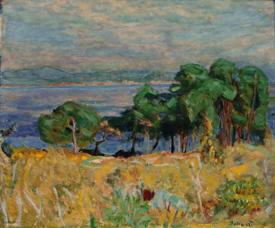 Pierre Bonnard, Die Bucht von Saint-Tropez (Küste,Kunst,Landschaft,Meer,Impressionismus,Französische Kunst,Bucht,Nabis)
