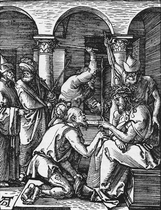 Albrecht Dürer, Die Dornenkrönung Christi (Christentum,Deutsche Kunst,Religion,Renaissance,Neues Testament,Bibel,Dornenkrönung,Passion Christi)