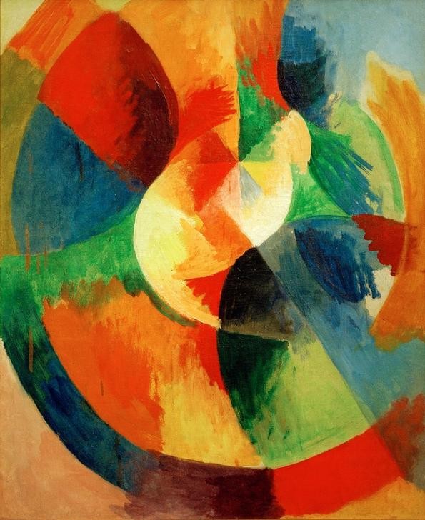 Robert Delaunay, Formes Circulaires, Soleil (Geometrie,Kubismus,Abstrakte Kunst,Französische Kunst,Farbenlehre,Orphismus)
