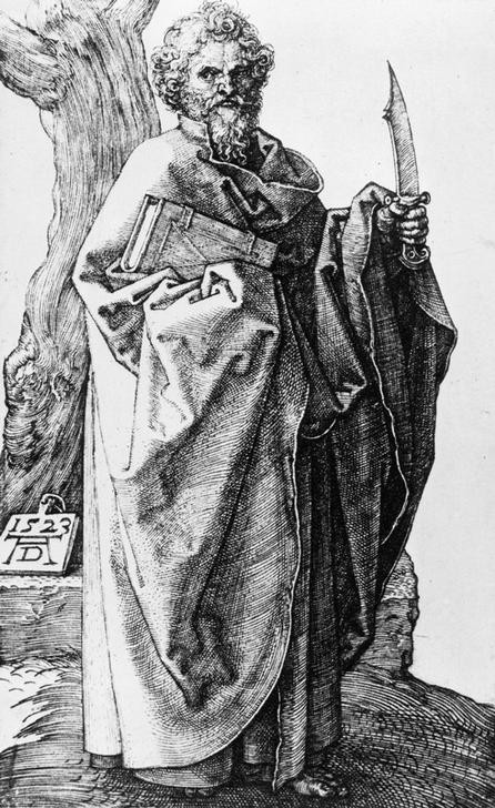 Albrecht Dürer, Der Apostel Bartholomäus (Deutsche Kunst,Religion,Renaissance,Apostel)