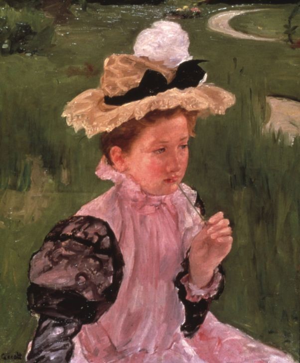 Mary Cassatt, Retrato de una joven (Frau)