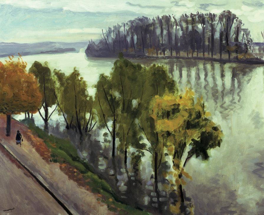 Albert Marquet, El rio Sena a su paso por la Frette (Wasser,Fluss)