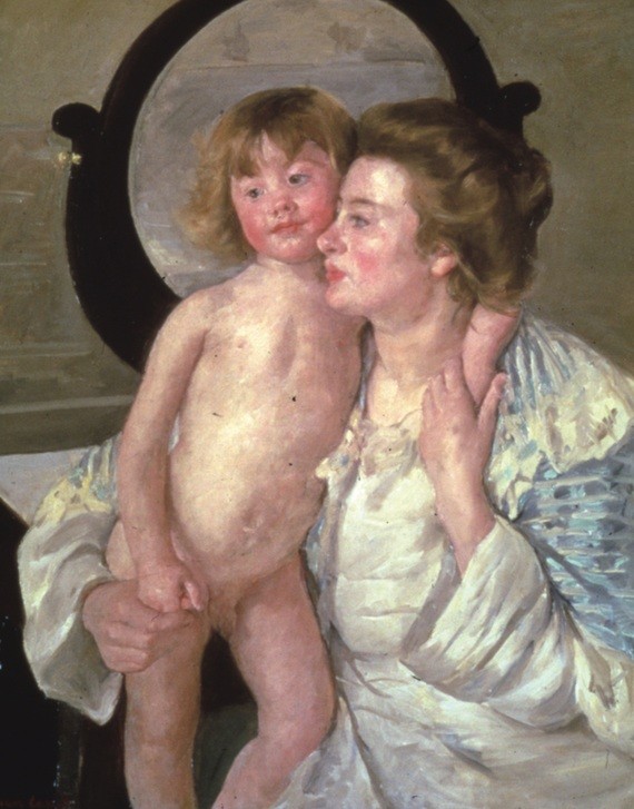 Mary Cassatt, Madre y niño (Frau,Kind)