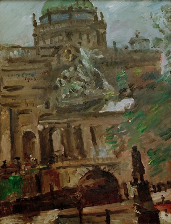 Lovis Corinth, Schloßfreiheit in Berlin, gesehen von der Darmstädter Bank (Deutsche Kunst,Geographie,Kunst,Schloss,Impressionismus,Architekturdarstellung,Topographie)