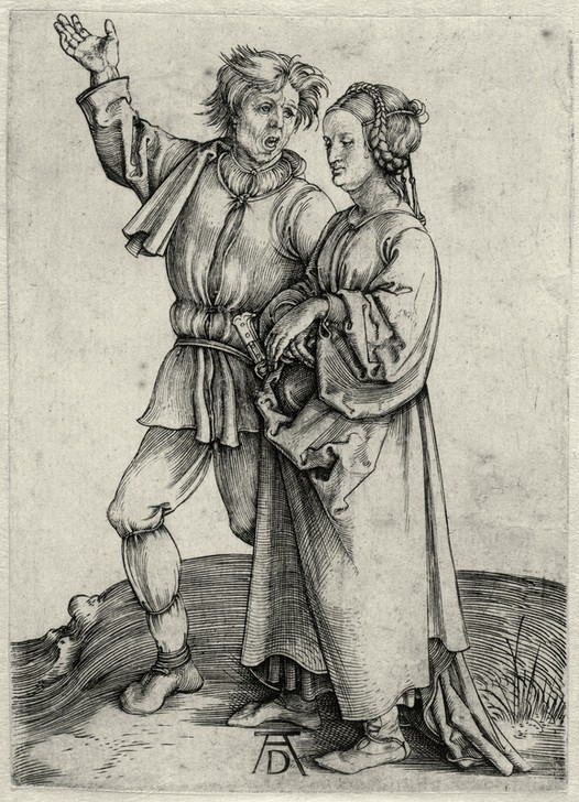 Albrecht Dürer, Der Bauer und seine Frau (Bauer (Landwirt),Deutsche Kunst,Ehepaar,Renaissance)
