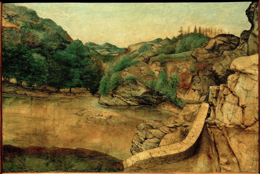 Wandbild Albrecht DÜrer, Brennerstrasse im Eisacktal