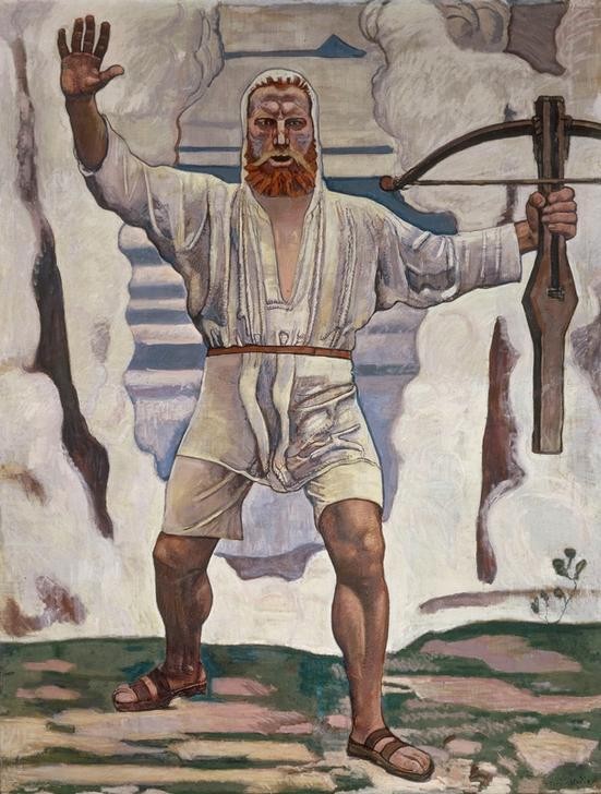 Wandbild Ferdinand Hodler, Wilhelm Tell | art galerie