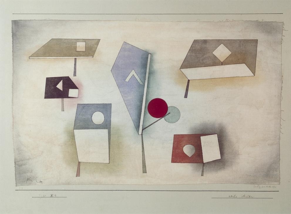 Paul Klee, Sechs Arten (Bauhaus,Deutsche Kunst,Geometrie,Schweizerische Kunst,Kreis,Dreieck,Rechteck,Sechs)