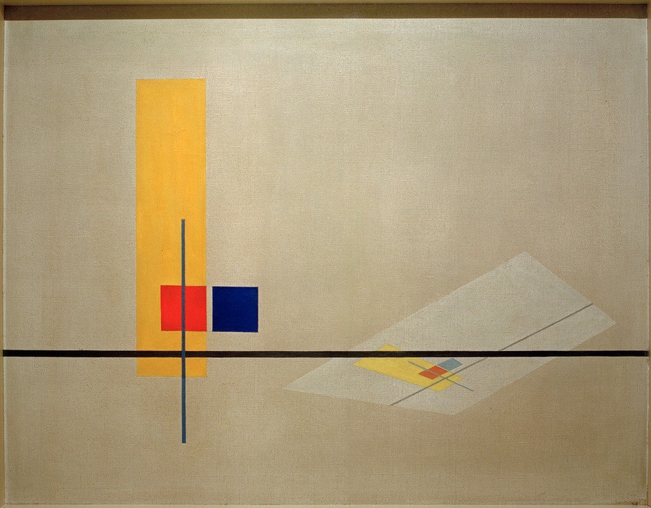 Laszlo Moholy-Nagy, Konstruktion Z 1 (Bauhaus,Deutsche Kunst,Kunst,Konstruktivismus,Ungarische Kunst,Rechteck,Quadrat)