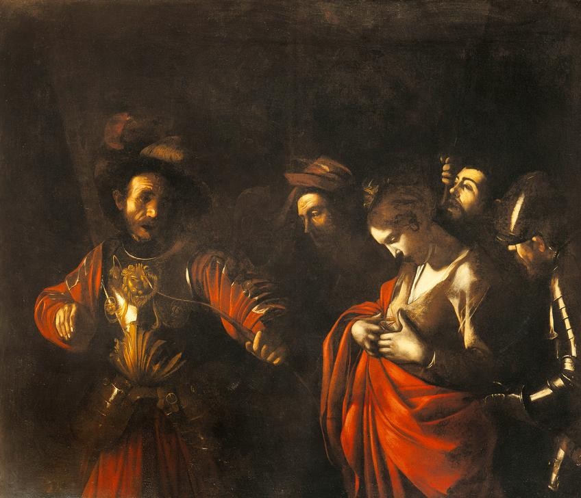 Caravaggio, Das Martyrium der Heiligen Ursula (Heilige, Martyrium, Tod, Folter, Religion, Christentum,  Neues Testament, Bibel, Hell-Dunkel, Barock, Klassiker, Malerei, Wunschgröße, Wohnzimmer)