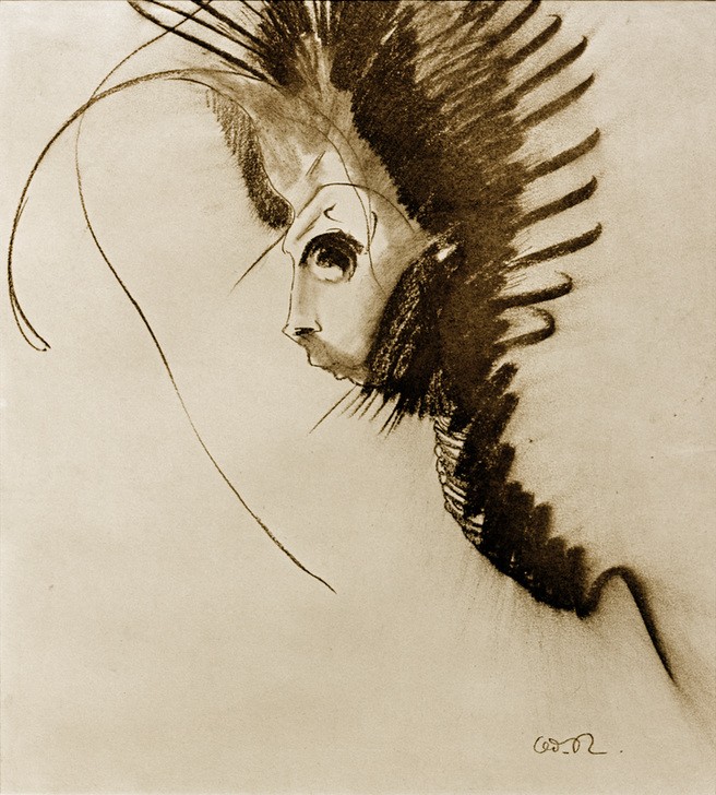 Odilon Redon, Der Drachen (Kunst,Symbolismus,Französische Kunst,Drachen (Flugobjekt))