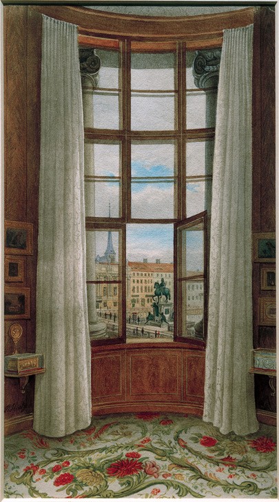 Heinrich Hintze, Blick aus dem Berliner Stadtschloss  (Geschichte und Politik
