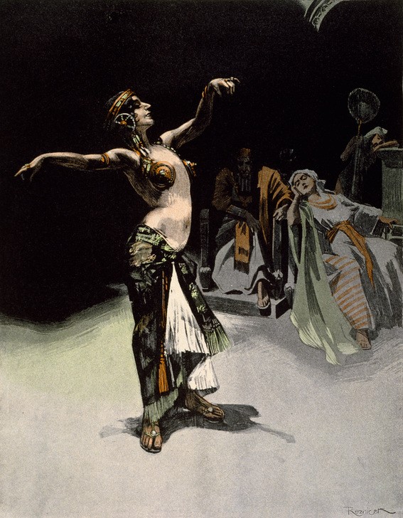 Ferdinand von Reznicek, Salome (Jugendstil,Tanz,Volkskunde,Österreichische Kunst,Land Und Leute)