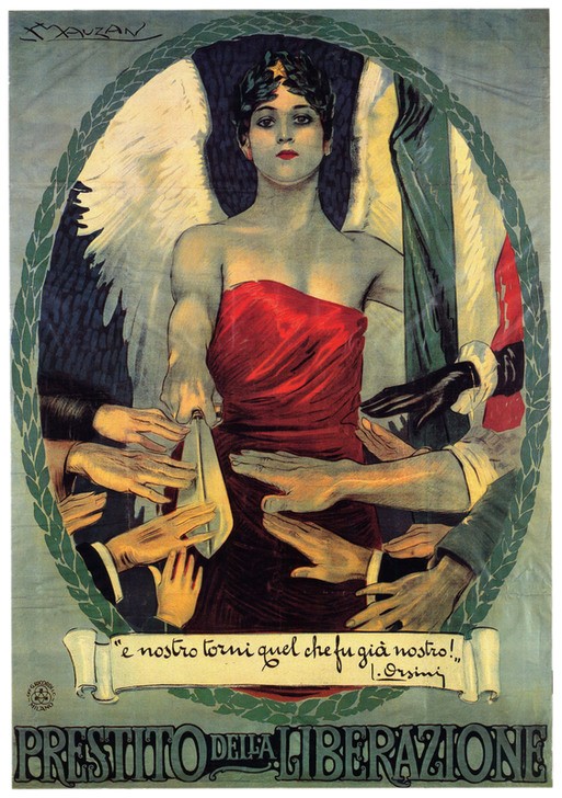 Achille Mauzan, Unbekannt (Schwert, Freiheit, Hände, Schwur, Schwören, Frau, Engel,  Nostalgie, Wohnzimmer, Wunschgröße)