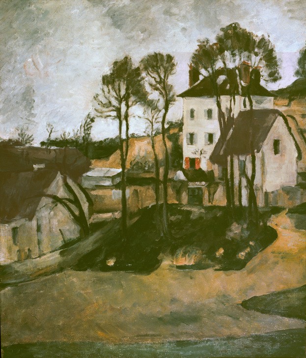 Paul Cézanne, La maison du docteur Gachet à Auvers (Dorf,Kunst,Landschaft,Impressionismus,Französische Kunst)