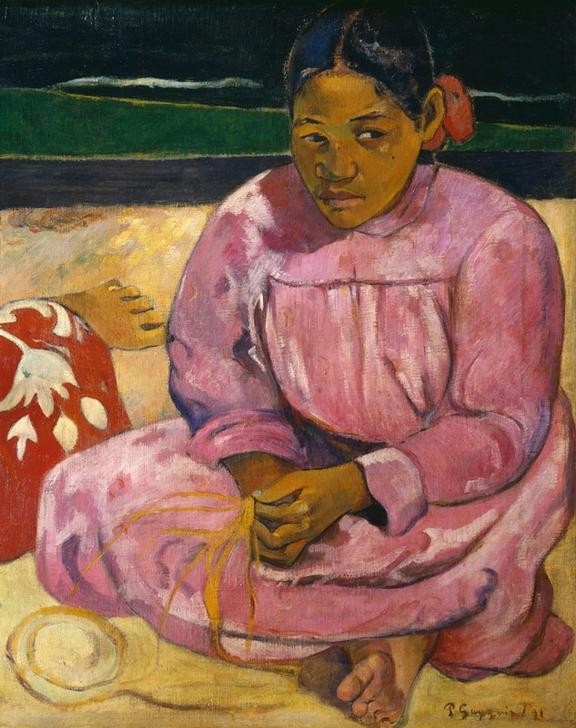 Paul Gauguin, Frauen auf Tahiti (Frau,Kunst,Strand,Völkerkunde,Naturvölker,Französische Kunst,Harmonie,Exotik,Land Und Leute)