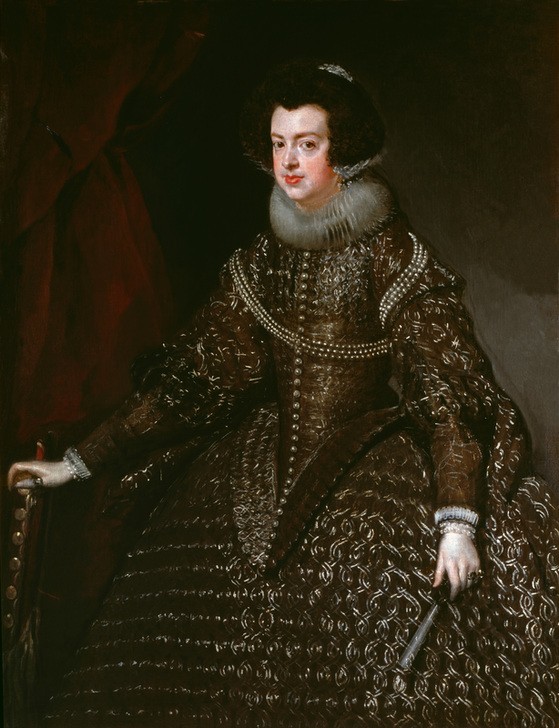 Diego Rodriguez de Silva y Velasquez, Isabella von Spanien (Damenmode,Frau,Geschichte,Königin,Kunst,Mode,Schmuck,Barock,Habsburger,Spanische Kunst,Monarchie,Valois,Person)