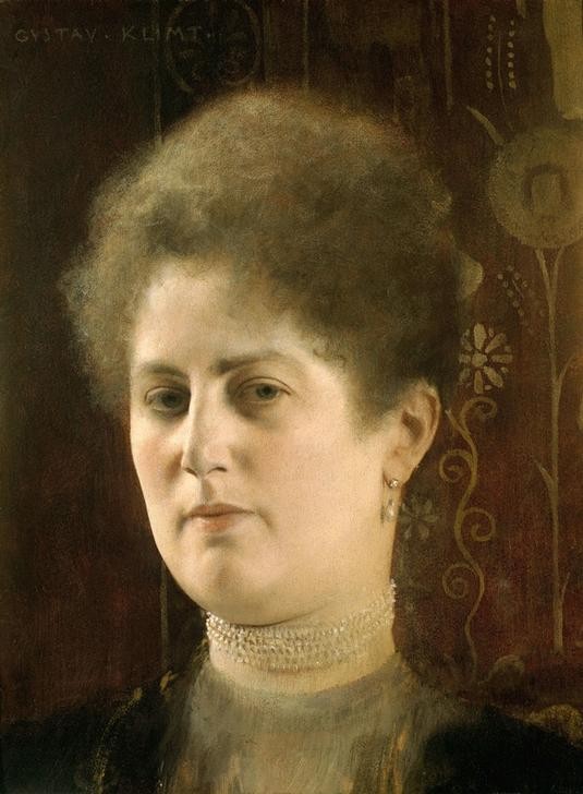 Gustav Klimt, Damenbildnis (Bildnis Frau Heymann?)  (Persönlichkeiten)