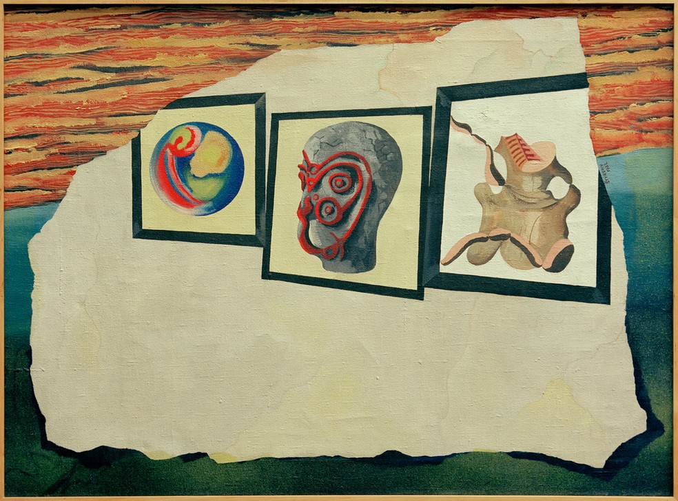 Jindrich Styrsky, Gemälde IV (Tschechische Kunst,Kunst,Mensch,Bild Im Bild,Surrealismus,Surrealistengruppe In Der Csr,Devetsil,Manes)