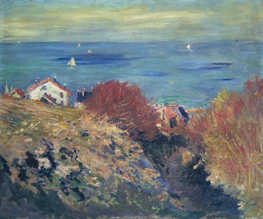 Claude Monet, Pourville (Küste,Landschaft,Meer,Französische Kunst, Impressionismus, Wunschgröße, Wohnzimmer, Klassiker, Malerei)