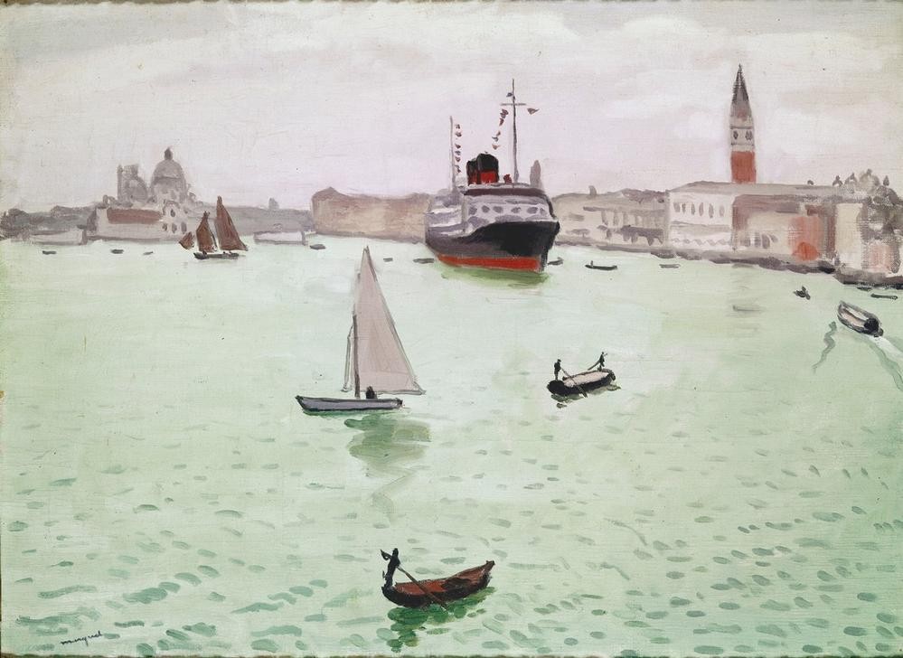 Albert Marquet, Venedig (Stadtansicht,Französische Kunst,Schifffahrt)