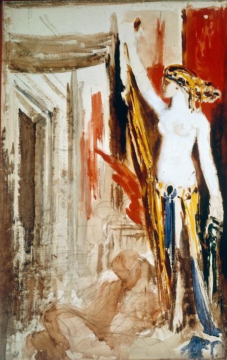 Gustave Moreau, Dalila (Religion,Symbolismus,Altes Testament,Femme Fatale,Orientalismus,Bibel,Französische Kunst,Jüdisch-Christlich)