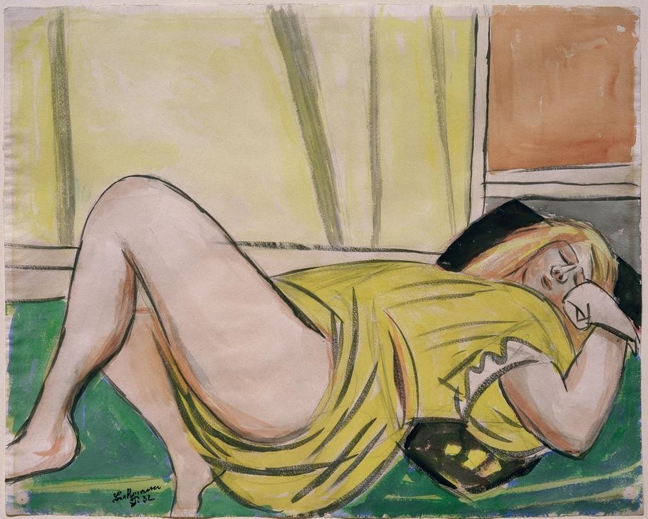 Max Beckmann, Liegende (Kunst,Mensch und Gesellschaft)