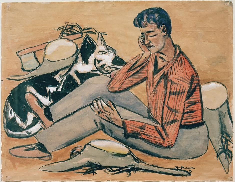 Max Beckmann, Holzfäller (Kunst,Wirtschaft und Infrastruktur)