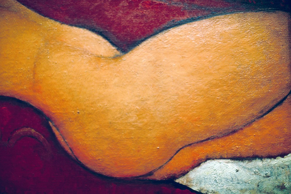 Amedeo Modigliani, Reclining nude (Tag,Illustration,Wollust)