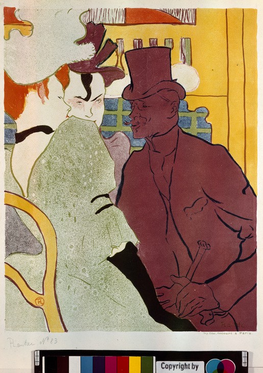 Henri de Toulouse-Lautrec, L’Anglais au Moulin Rouge (Erotik,Flirt,Gastronomie,Herrenmode,Kunst,Nachtleben,Prostitution,Zylinder (Hut),Tanzlokal,Tourist,Nachtlokal,Hahn Im Korb,Französische Kunst,Tourismus,Sexualität,Eleganz,Fin De Siecle,Jahrhundertwende,Frivolität,Vergnügungslokal)