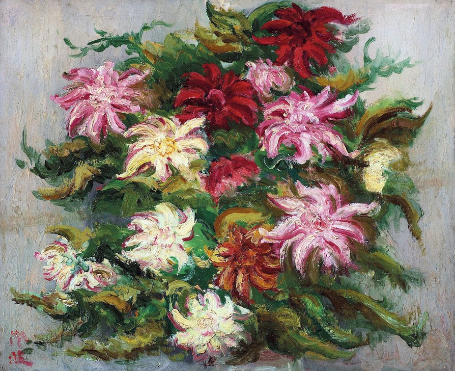 Chen Chengbo, Flowers in Bloom (Stillleben, Blumen, Bouquet, Blüten, Wunschgröße, Klassische Moderne, Wohnzimmer, Treppenhaus, Esszimmer)