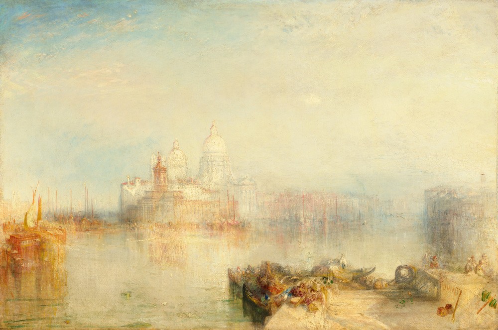 JOSEPH MALLORD WILLIAM TURNER, The Dogana and Santa Maria della Salute, Venice