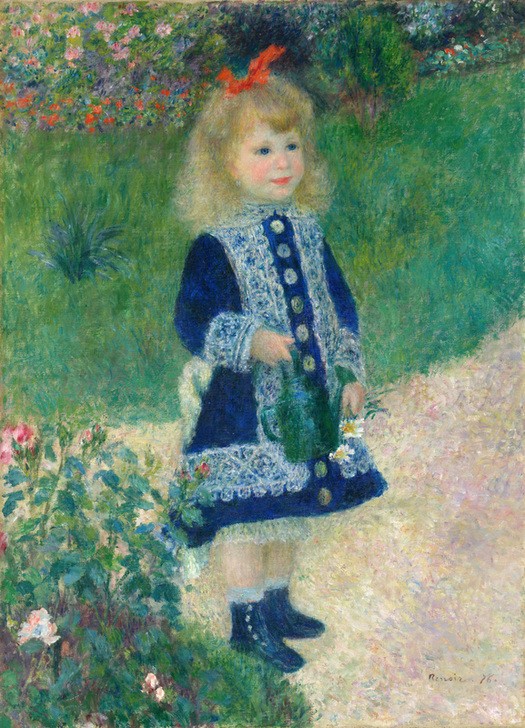Pierre-Auguste Renoir, A Girl with a Watering Can