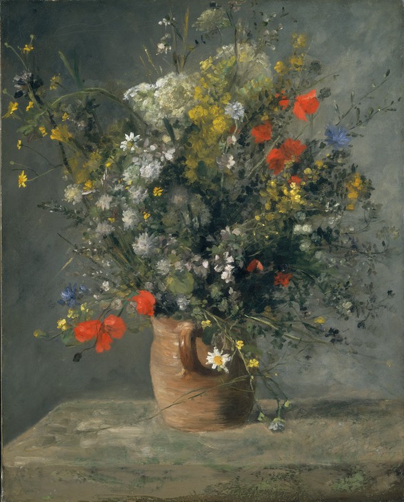 Pierre-Auguste Renoir, Flowers in a Vase