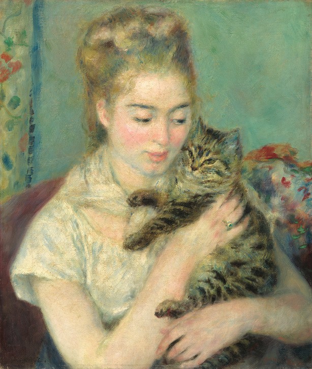 Pierre-Auguste Renoir, Woman with a Cat