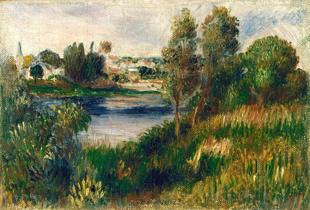 Pierre-Auguste Renoir, Landscape at Vétheuil