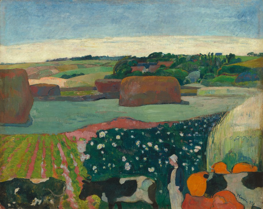 Paul Gauguin, Haystacks in Brittany
