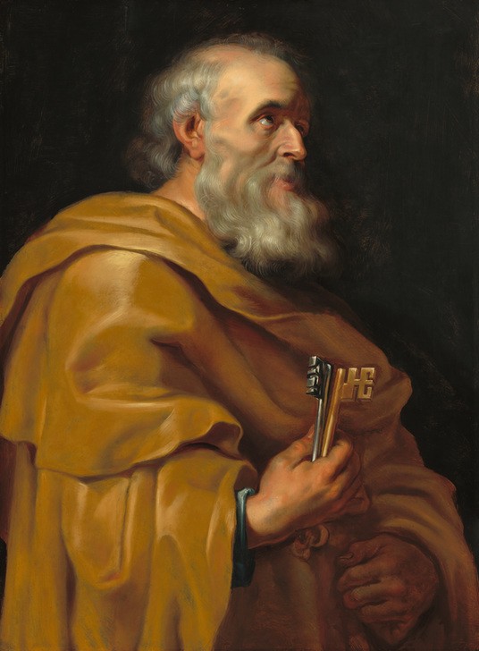 Peter Paul Rubens, Saint Peter (Christentum,Religion,Neues Testament,Schlüssel,Heiliger,Christlich,Porträt)